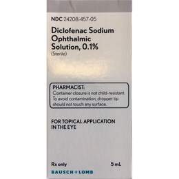 DICLOFENAC 0.1% OPTH SOLUTION