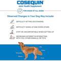 Cosequin Senior Maximum Strength Joint Health Supplement for Dogs, 120 Soft Chews