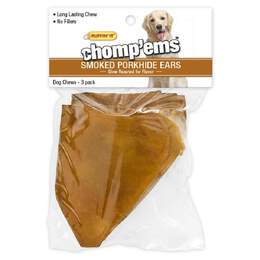 Chomp'ems PorkHide pig ears, 3 pack