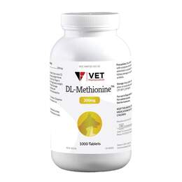 V.E.T. Pharmaceuticals DL-Methionine 200 mg, 1000 Tablets