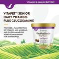 NaturVet VitaPet Senior Daily Vitamins Plus Glucosamine Soft Chews for Dogs