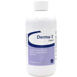 Derma-3 Liquid for Dogs and Cats, 8 oz