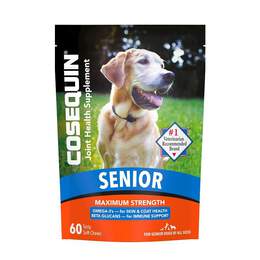 Cosequin Senior Maximum Strength Joint Health Supplement for Dogs, 60 Soft Chews