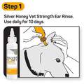 Silver Honey Rapid Ear Care Vet Strength Ear Treatment Rinse + Concentrated Doses