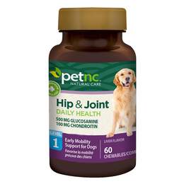 PetNC Hip & Joint Chewable Tablets for Dogs Level 1, 60 ct