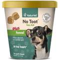 NaturVet No Toot Gas Aid Plus Fennel for Dogs, 70 Soft Chews