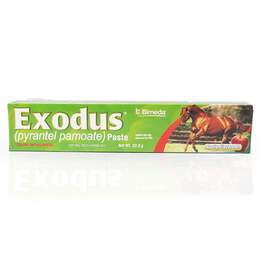 Bimeda, Inc. Exodus Anthelmintic Paste (Pyrantel Pamoate) for Horses with Worms, 23.6 g