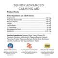 NaturVet Senior Advanced Calming Aid Soft Chews for Dogs