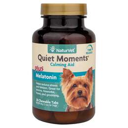 NaturVet Quiet Moments Calming Aid, Chewable Tabs