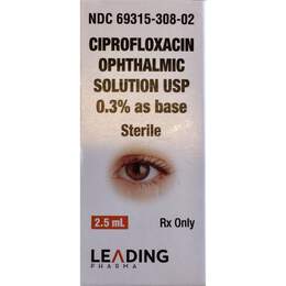 Ciprofloxacin Ophthalmic Solution 0.3%