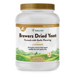 NaturVet Brewers Dried Yeast Formula plus Vitamins Chew Tabs