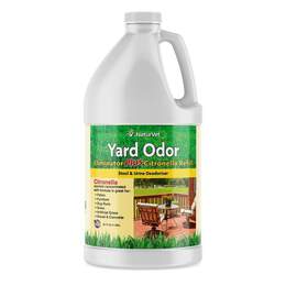 NaturVet Yard Odor Eliminator Plus Citronella Stool and Urine Deodorizer Refill, 64 oz