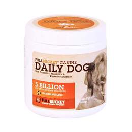 FullBucket Health Canine Daily Dog Probiotic Powder, 30 servings