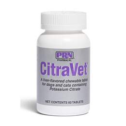 CitraVet (Potassium Citrate), 60 chewable tablets