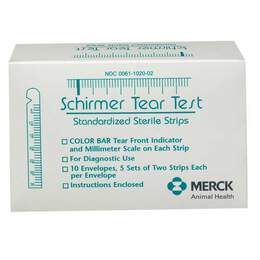 Merck Animal Health Schirmer Tear Test for Dogs with Dry Eyes, 100 Strips