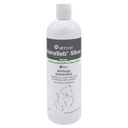 VetraSeb Silver Antifungal Antimicrobial Shampoo, 16 oz