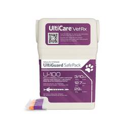 UltiGuard VetRx U-100 Insulin Syringes 29g, Sharps Box of 100