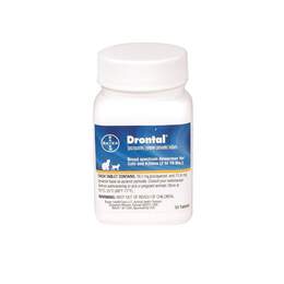 Bayer Animal Health Drontal Tablets Deworming Cats and Kittens, 50 Tablets