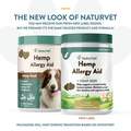 NaturVet Hemp Allergy Aid Plus Hemp Seed Soft Chews for Dogs, 120 Ct