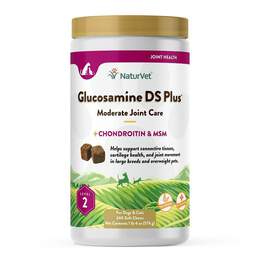 NaturVet Glucosamine DS Plus Level 2 Soft Chews for Dogs and Cats