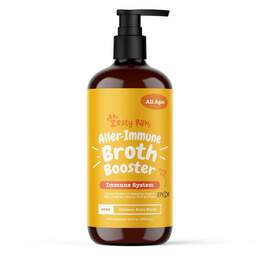 Zesty Paws Aller-Immune Broth Booster Immune System Supplement for Dogs Chicken Bone Broth Flavor, 16 fl oz